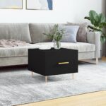 vidaXL sofabord 50x50x40 cm konstrueret træ sort - Kategori: 4 vidaXL sofabord 50x50x40 cm konstrueret træ sort