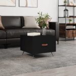 vidaXL sofabord 50x50x40 cm konstrueret træ sort - Kategori: 4 vidaXL sofabord 50x50x40 cm konstrueret træ sort