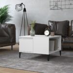 vidaXL sofabord 55x55x36,5 cm konstrueret træ hvid - Kategori: 4 vidaXL sofabord 55x55x36,5 cm konstrueret træ hvid