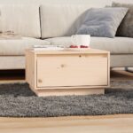 vidaXL sofabord 55x56x32 cm massivt fyrretræ - Kategori: 4 vidaXL sofabord 55x56x32 cm massivt fyrretræ