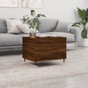 vidaXL sofabord 60x44,5x45 cm konstrueret træ brun egetræsfarve