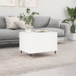 vidaXL sofabord 60×44,5×45 cm konstrueret træ hvid - Kategori: 4 vidaXL sofabord 60x44,5x45 cm konstrueret træ hvid