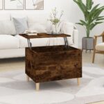 vidaXL sofabord 60×44,5×45 cm konstrueret træ røget egetræsfarve - Kategori: 4 vidaXL sofabord 60x44,5x45 cm konstrueret træ røget egetræsfarve