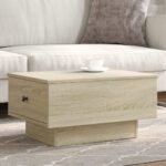 vidaXL sofabord 60x45x31 cm konstrueret træ sonoma-eg