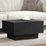 vidaXL sofabord 60x45x31 cm konstrueret træ sort - Kategori: 4 vidaXL sofabord 60x45x31 cm konstrueret træ sort