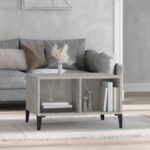vidaXL sofabord 60x50x36,5 cm konstrueret træ betongrå - Kategori: 4 vidaXL sofabord 60x50x36,5 cm konstrueret træ betongrå