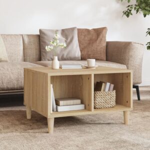 vidaXL sofabord 60x50x36,5 cm konstrueret træ sonoma-eg