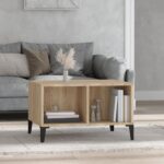 vidaXL sofabord 60x50x36,5 cm konstrueret træ sonoma-eg - Kategori: 4 vidaXL sofabord 60x50x36,5 cm konstrueret træ sonoma-eg