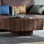 vidaXL sofabord 60x60x31,5 cm konstrueret træ brun egetræsfarve - Kategori: 4 vidaXL sofabord 60x60x31,5 cm konstrueret træ brun egetræsfarve