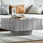 vidaXL sofabord 60x60x31,5 cm konstrueret træ grå sonoma-eg - Kategori: 4 vidaXL sofabord 60x60x31,5 cm konstrueret træ grå sonoma-eg