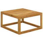 vidaXL sofabord 68x68x29 cm massivt akacietræ - Kategori: 4 vidaXL sofabord 68x68x29 cm massivt akacietræ