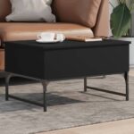 vidaXL sofabord 70x50x40 cm konstrueret træ sort - Kategori: 4 vidaXL sofabord 70x50x40 cm konstrueret træ sort