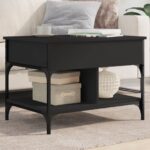 vidaXL sofabord 70x50x50 cm konstrueret træ sort - Kategori: 4 vidaXL sofabord 70x50x50 cm konstrueret træ sort