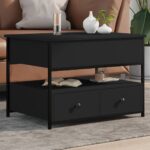 vidaXL sofabord 70x50x50 cm konstrueret træ sort - Kategori: 4 vidaXL sofabord 70x50x50 cm konstrueret træ sort