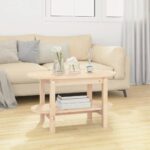 vidaXL sofabord 80x45x45 cm massivt fyrretræ - Kategori: 4 vidaXL sofabord 80x45x45 cm massivt fyrretræ
