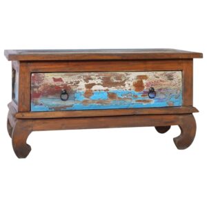 vidaXL sofabord 80x50x40 cm genanvendt teaktræ