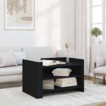 vidaXL sofabord 80x50x50 cm konstrueret træ sort - Kategori: 4 vidaXL sofabord 80x50x50 cm konstrueret træ sort