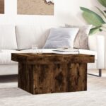 vidaXL sofabord 80x55x40 cm konstrueret træ røget egetræsfarve - Kategori: 4 vidaXL sofabord 80x55x40 cm konstrueret træ røget egetræsfarve