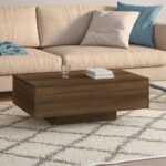 vidaXL sofabord 85x55x31 cm konstrueret træ brun egetræsfarve - Kategori: 4 vidaXL sofabord 85x55x31 cm konstrueret træ brun egetræsfarve