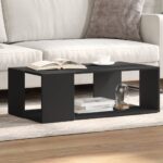 vidaXL sofabord 89,5x48x30 cm konstrueret træ sort - Kategori: 4 vidaXL sofabord 89,5x48x30 cm konstrueret træ sort