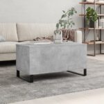 vidaXL sofabord 90×44,5×45 cm konstrueret træ betongrå - Kategori: 4 vidaXL sofabord 90x44,5x45 cm konstrueret træ betongrå