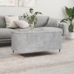 vidaXL sofabord 90×44,5×45 cm konstrueret træ betongrå - Kategori: 4 vidaXL sofabord 90x44,5x45 cm konstrueret træ betongrå