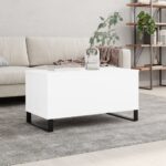 vidaXL sofabord 90×44,5×45 cm konstrueret træ hvid - Kategori: 4 vidaXL sofabord 90x44,5x45 cm konstrueret træ hvid