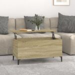 vidaXL sofabord 90×44,5×45 cm konstrueret træ sonoma-eg - Kategori: 4 vidaXL sofabord 90x44,5x45 cm konstrueret træ sonoma-eg