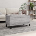 vidaXL sofabord 90×44,5×45 cm konstrueret træ sonoma-eg grå - Kategori: 4 vidaXL sofabord 90x44,5x45 cm konstrueret træ sonoma-eg grå