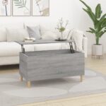 vidaXL sofabord 90×44,5×45 cm konstrueret træ sonoma-eg grå - Kategori: 4 vidaXL sofabord 90x44,5x45 cm konstrueret træ sonoma-eg grå