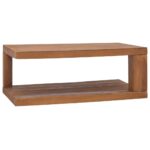 vidaXL sofabord 90x50x35 cm massivt teaktræ - Kategori: 4 vidaXL sofabord 90x50x35 cm massivt teaktræ