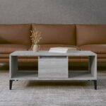 vidaXL sofabord 90x50x36,5 cm konstrueret træ grå sonoma-eg - Kategori: 4 vidaXL sofabord 90x50x36,5 cm konstrueret træ grå sonoma-eg