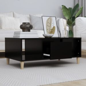 vidaXL sofabord 90x50x36,5 cm konstrueret træ sort