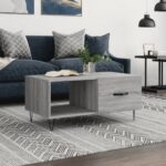 vidaXL sofabord 90x50x40 cm konstrueret træ grå sonoma-eg - Kategori: 4 vidaXL sofabord 90x50x40 cm konstrueret træ grå sonoma-eg