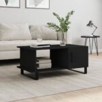vidaXL sofabord 90x50x40 cm konstrueret træ sort - Kategori: 4 vidaXL sofabord 90x50x40 cm konstrueret træ sort