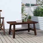 vidaXL sofabord 90x50x41 cm massivt grantræ - Kategori: 4 vidaXL sofabord 90x50x41 cm massivt grantræ
