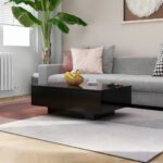 vidaXL sofabord 90x60x31 cm konstrueret træ sort - Kategori: 4 vidaXL sofabord 90x60x31 cm konstrueret træ sort