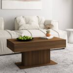 vidaXL sofabord 96x50x45 cm konstrueret træ brun egetræsfarve - Kategori: 4 vidaXL sofabord 96x50x45 cm konstrueret træ brun egetræsfarve
