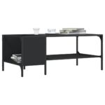 vidaXL sofabord med stativ 100x51x40 cm konstrueret træ sort - Kategori: 4 vidaXL sofabord med stativ 100x51x40 cm konstrueret træ sort