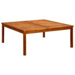 vidaXL sofabord til haven 110x110x45 cm massivt akacietræ