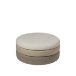 BROSTE COPENHAGEN Pond puf, rund – beige stof (Ø68) - Kategori: Komfortable og praktiske puffer 4 BROSTE COPENHAGEN Pond puf, rund - beige stof (Ø68)