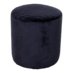 Ejby Puf – Sort Velour - Kategori: Komfortable og praktiske puffer 4 Ejby Puf - Sort Velour