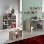 FMD fritstående reol med 9 rum egetræsfarve - Kategori: Egetræshylder til hjemmet 4 FMD fritstående reol med 9 rum egetræsfarve