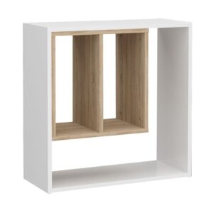 FMD væghylde med 3 åbne rum 58,3x24,4x58,6 cm