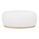 HOUSE NORDICÂ Puf, bouclé, hvid, 54,5x88,5x36 cm, HN1235