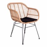 Nordstjerne fletstol | Naturfarvet polyrattan m. hynde - Kategori: Stilfulde plaids og tæpper 4 Nordstjerne fletstol | Naturfarvet polyrattan m. hynde