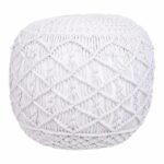 Puf Alexandra House Living Hvid polystyren 45 x 40 x 45 cm - Kategori: Komfortable og praktiske puffer 4 Puf Alexandra House Living Hvid polystyren 45 x 40 x 45 cm