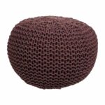 Puf Alexandra House Living Mørkebrun polystyren 40 x 30 x 40 cm - Kategori: Komfortable og praktiske puffer 4 Puf Alexandra House Living Mørkebrun polystyren 40 x 30 x 40 cm