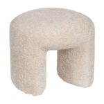 Puf Beige Polyester 46 X 44 X 41 CM - Kategori: Komfortable og praktiske puffer 4 Puf Beige Polyester 46 X 44 X 41 CM