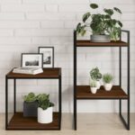 Væghylder 4 stk. 40x40x1,5 cm konstrueret træ brunt egetræ - Kategori: Egetræshylder til hjemmet 4 Væghylder 4 stk. 40x40x1,5 cm konstrueret træ brunt egetræ